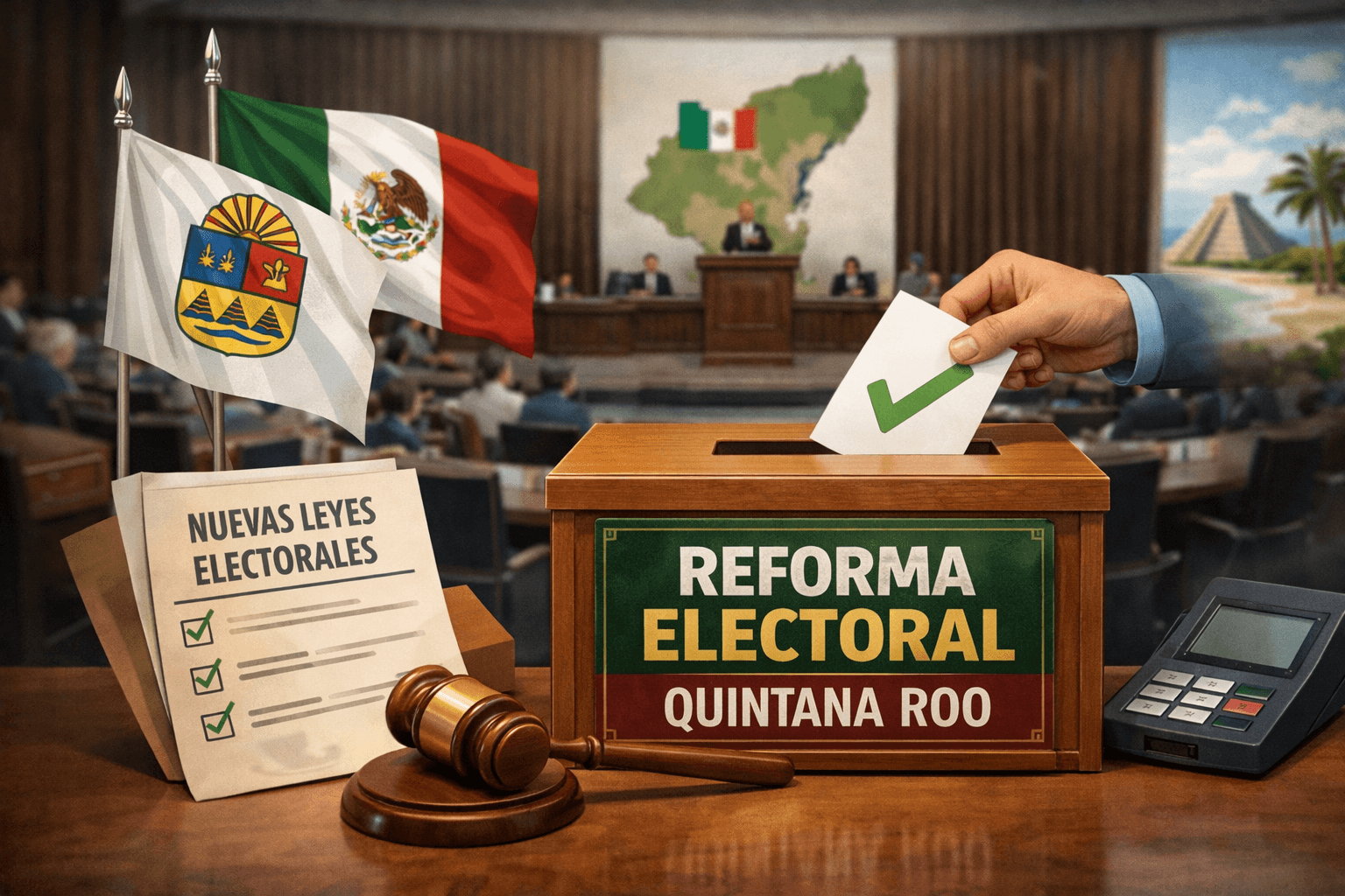 Reforma electoral podría influir en la definición de la candidatura a la gubernatura de Quintana Roo