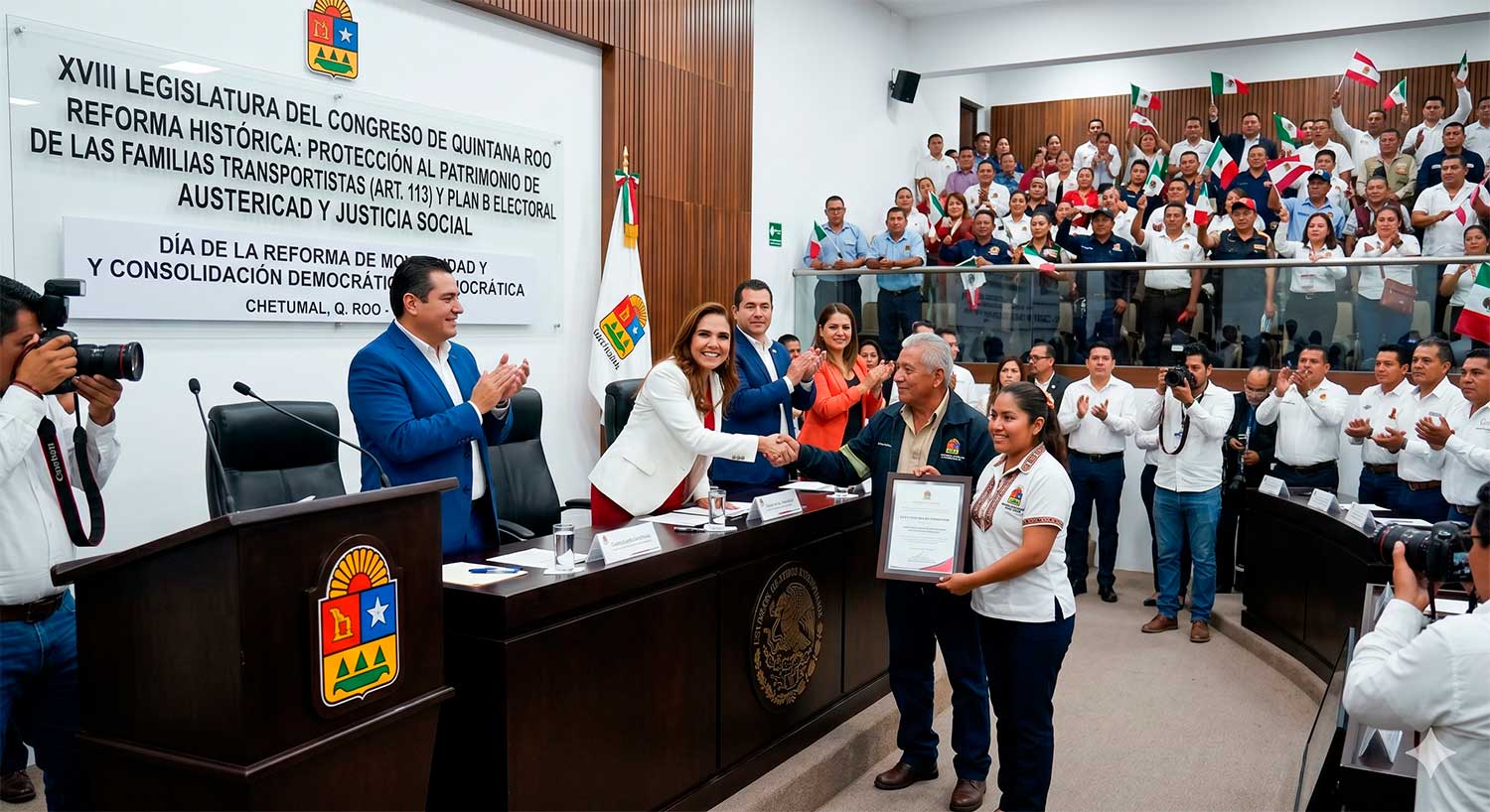 Histórica Reforma en Quintana Roo: El Congreso blinda patrimonio de transportistas y avala "Plan B" Electoral